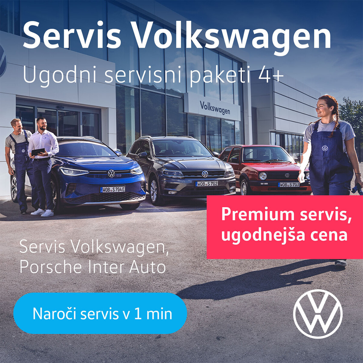 Ugodnejši servisni paketi VW 4+